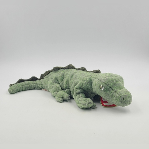 Ty Beanie Babies Retired Swampy Crocodile January 24 2000 Error Rare - Picture 3 of 4